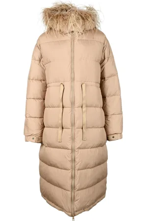 Twin-Set Płaszcze, Kobieta, brązowy, S, Puffer Jacket