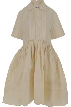 Jil Sander Sukienki, Kobieta, Beżowy, M, Elegancka Stylowa Kolekcja Modowa