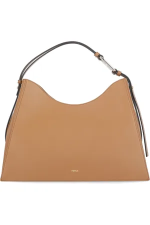 Furla Torebki, Kobieta, brązowy, ONE SIZE, Brązowa Skórzana Torba na Ramię Kobieta