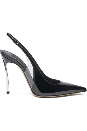 Casadei Buty, Kobieta, Czarny, 38 EU, Skóra, Superblade Slingback Obcasy