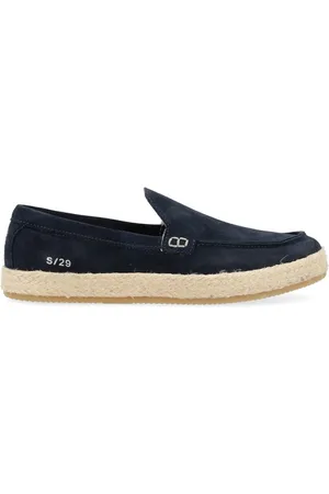 Panchic Buty, Mężczyzna, Niebieski, 40 EU, Zamsz, Zamszowa wkładka z liny Slip-On Night