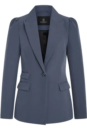 Bruuns Bazaar Kurtki, Kobieta, Niebieski, M, Poliester, Vintage Indygo Blazer