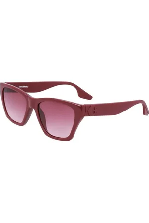 Converse Akcesoria, Kobieta, Czerwony, ONE SIZE, Czerwone Okulary Przeciwsłoneczne Kategoria 2 Ochrona