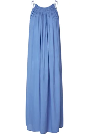 Lollys Laundry Sukienki, Kobieta, Niebieski, XL, Niebieska Sukienka Maxi na Gorące Dni