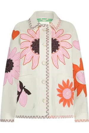 Fabienne Chapot Kurtki, Kobieta, Biały, XL, Elody jacket