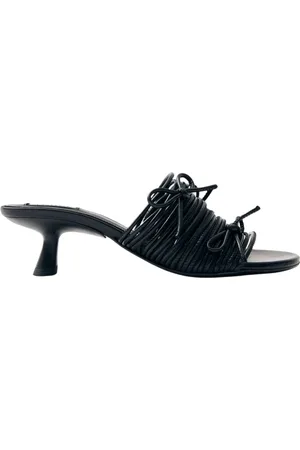 ALOHAS Buty, Kobieta, Czarny, 39 EU, Viva Skórzane Sandały