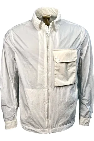 Ten Cate Kurtki, Mężczyzna, Biały, M, Nylon, Biała Overshirt, innowacyjna włoska marka