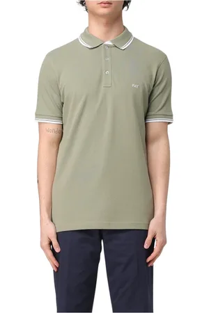 FAY Koszulki, Mężczyzna, Zielony, L, Zielone T-shirty i Polosy