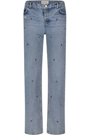 Fabienne Chapot Jeansy, Kobieta, Niebieski, W28 L32, Marie Straight Leg Jeansy