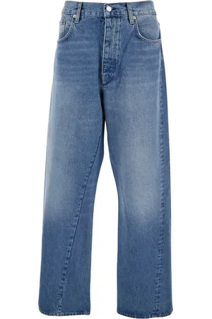 Sunflower Jeansy, Mężczyzna, Niebieski, W32, Niebieskie Jeansyy z Logo Patch
