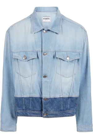 Iceberg Kurtki, Mężczyzna, Niebieski, M, Indigo kurtka dżinsowa regular fit