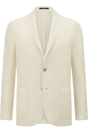 Boggi Milano Kurtki, Mężczyzna, Beżowy, 3XL, Kurtka z Tencel, lnu i bawełny