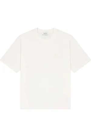 LANEUS Koszulki, Mężczyzna, Biały, XS, Bawełna, T-shirt z okrągłym dekoltem z dzianiny