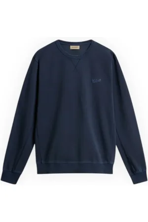Woolrich Bluzy, Mężczyzna, Niebieski, XL, Fleece w kolorze Crewneck Bluza