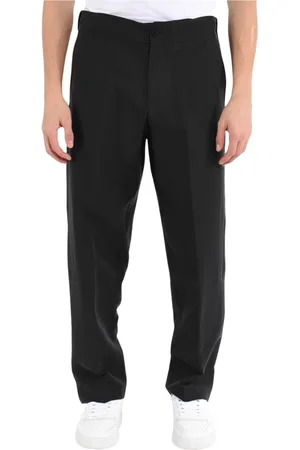 COSTUMEIN Spodnie, Mężczyzna, Czarny, 2XL, Spodnie lyocell z guzikiem i zamkiem