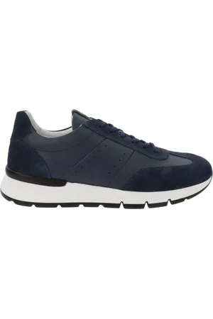 Nero Giardini Buty, Mężczyzna, Niebieski, 40 EU, Męskie Sneakersy Skórzane Stylowy Komfort
