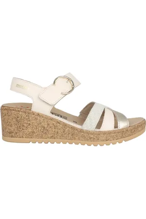 Mephisto Buty, Kobieta, Wielobarwność, 39 EU, Wygodne sandały z zapięciem na rzep dla kobiet