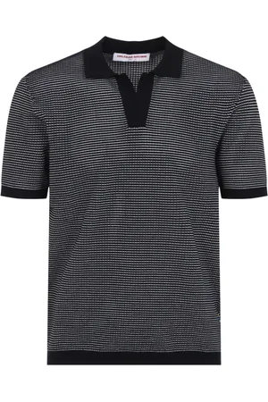 Orlebar Brown Koszulki, Mężczyzna, Niebieski, S, Niebieski T-shirt Stylowa Krój Miękka Tkanina