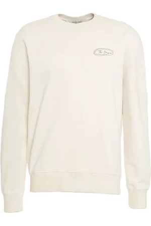 Golden Goose Bluzy, Mężczyzna, Beżowy, M, Beżowy Sweter Ss 25 Stylowy Casual Outfit