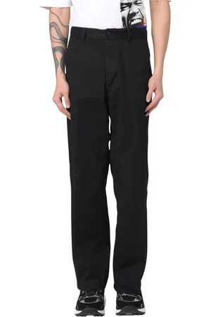 Dsquared2 Spodnie, Mężczyzna, Czarny, L, Lato Luźne Spodnie Chino