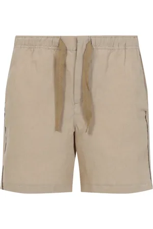 Orlebar Brown Szorty, Mężczyzna, Beżowy, W34, Stylowe Szorty Bermudy z Lnu