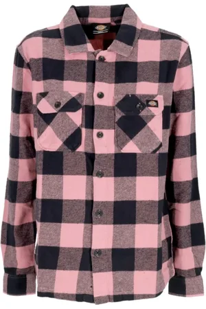 Dickies Bluzki, Kobieta, Różowy, M, Koszula casualowa