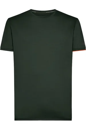 RRD Koszulki, Mężczyzna, Zielony, M, Monochromatyczny T-shirt z technicznego piké z bawełny