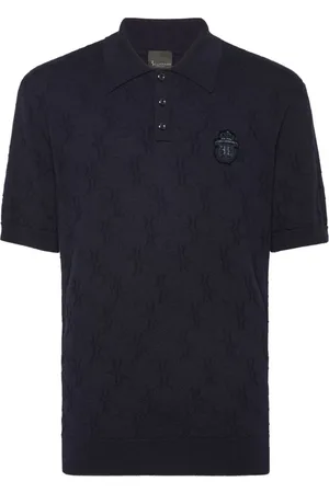 BILLIONAIRE Koszulki, Mężczyzna, Niebieski, 2XL, Sweter z Dzianiny