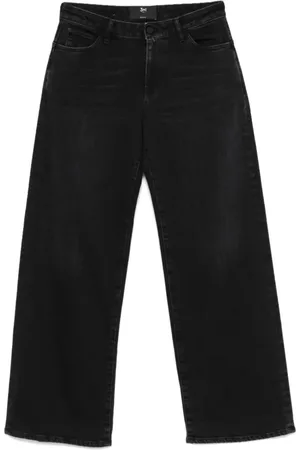 3x1 Jeansy, Kobieta, Czarny, W27, Denim, Slim Fit Denim Jeansy