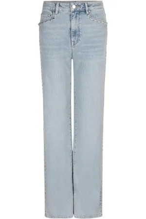 Dante 6 Jeansy, Kobieta, Niebieski, W29, Denim, Dżinsy z szerokimi nogawkami i ćwiekami