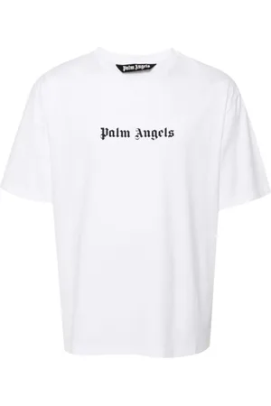 Palm Angels Koszulki, Mężczyzna, Biały, S, Jer 0030110 T-shirt
