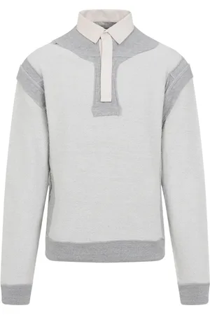 Maison Margiela Bluzy, Mężczyzna, Szary, M, Szara Bluza dla Mężczyzn