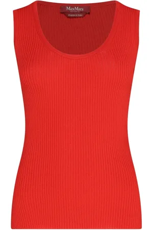 Max Mara Koszulki, Kobieta, Czerwony, L, Czerwony Top