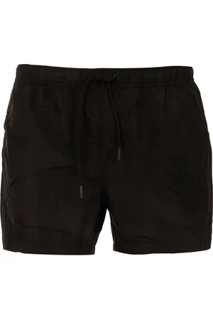 Bikkembergs Stroje kąpielowe, Mężczyzna, Czarny, XL, Krótkie Boardshorty Elegancki Kostium w Jednolitym Kolorze