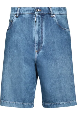 Dolce & Gabbana Szorty, Mężczyzna, Niebieski, L, Niebieskie Szorty Bermudy
