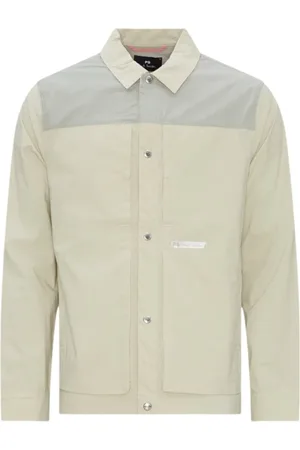 Paul Smith Kurtki, Mężczyzna, Beżowy, XL, Stylowa Overshirt Kurtka dla Mężczyzn