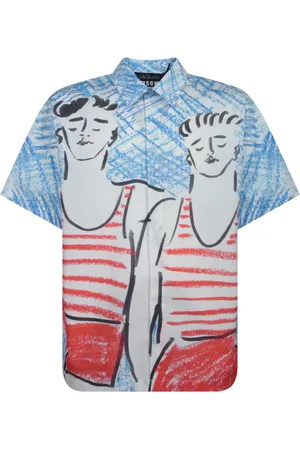Msgm Koszule, Mężczyzna, Wielobarwność, L, Kolorowe T-shirty i Pola męskie