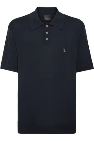 BILLIONAIRE Koszulki, Mężczyzna, Niebieski, 2XL, Sweter z dzianiny w czarnym