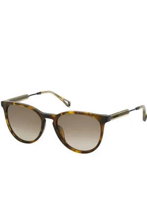 Zadig & Voltaire Akcesoria, Kobieta, brązowy, ONE SIZE, Brązowe Okulary Przeciwsłoneczne z Acetat, Styl Degraded