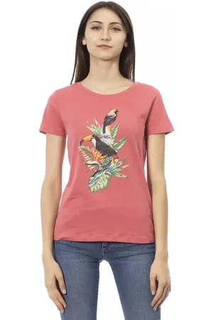 Trussardi Koszulki, Kobieta, Różowy, S, T-Shirts