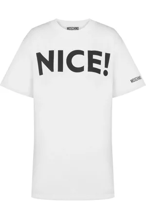 Moschino Koszulki, Kobieta, Biały, S, Biała koszulka Styl Casual
