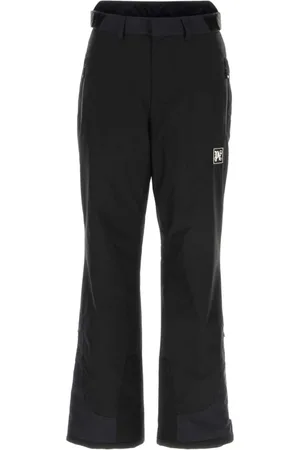 Palm Angels Sport, Mężczyzna, Czarny, L, Poliester, Czarna spodnie narciarskie - poliester