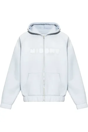 MISBHV Bluzy, Mężczyzna, Niebieski, L, Niebieski Sweter Styl Casual Ss 25