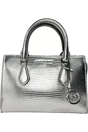 Michael Kors Torebki, Kobieta, Szary, ONE SIZE, Stylowa Crossbody Satchel z przegródką na zamek