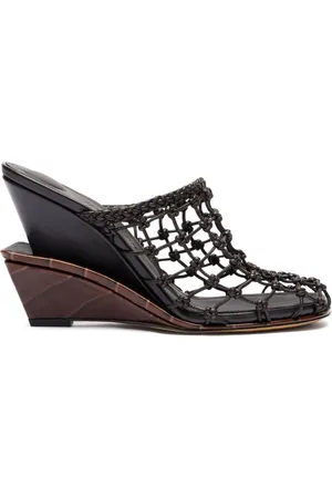 Jacquemus Buty, Kobieta, Wielobarwność, 37 EU, Brązowe i Czarne Sandały dla Kobiet