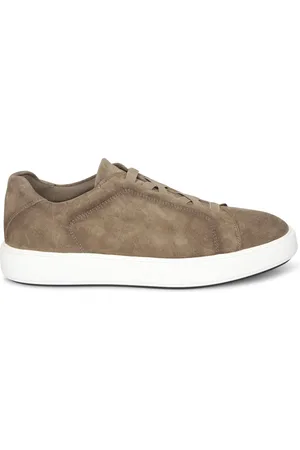 Officine creative Buty, Mężczyzna, brązowy, 43 EU, Zamsz, Brązowe Zamszowe Sneakersy Minimalistyczny Design