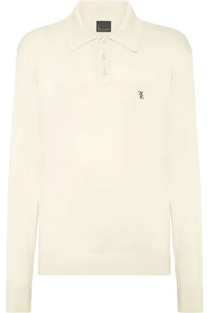 BILLIONAIRE Swetry, Mężczyzna, Biały, 3XL, Sweter z dzianiny