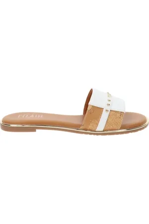 ALVIERO MARTINI 1A CLASSE Buty, Kobieta, Biały, 35 EU, Damskie Kapcie z Ekoskóry