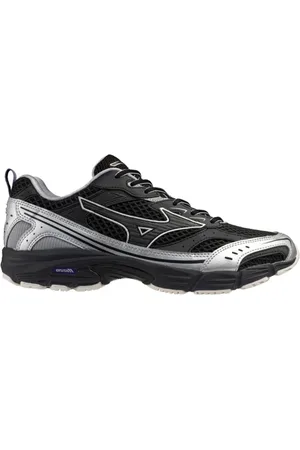 Mizuno Buty, Mężczyzna, Wielobarwność, 41 1/2 EU, Eleganckie Fioletowo Srebrne Słuchawki