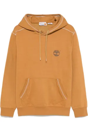 Timberland Bluzy, Mężczyzna, brązowy, S, Sweter z kapturem Brązowy